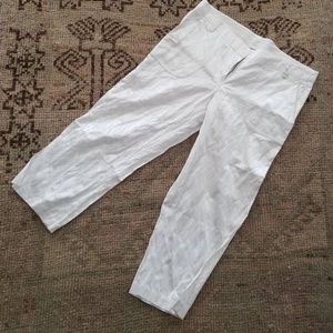 Poleci satin cropped pants